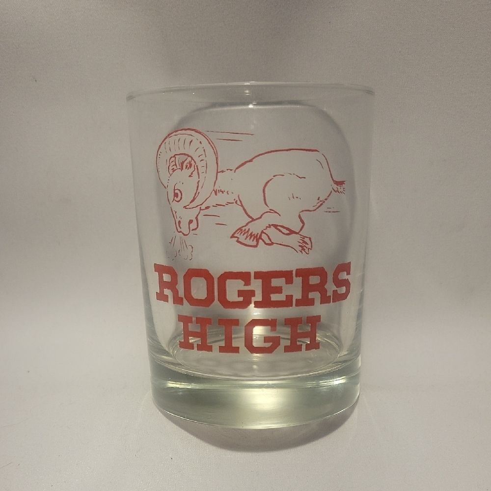 Rogers High Red Bar Glass